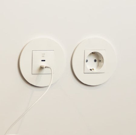 Carregue imagem no visualizador da galeriaEspelho Siza Vieira em branco - Série Siza - EFAPEL