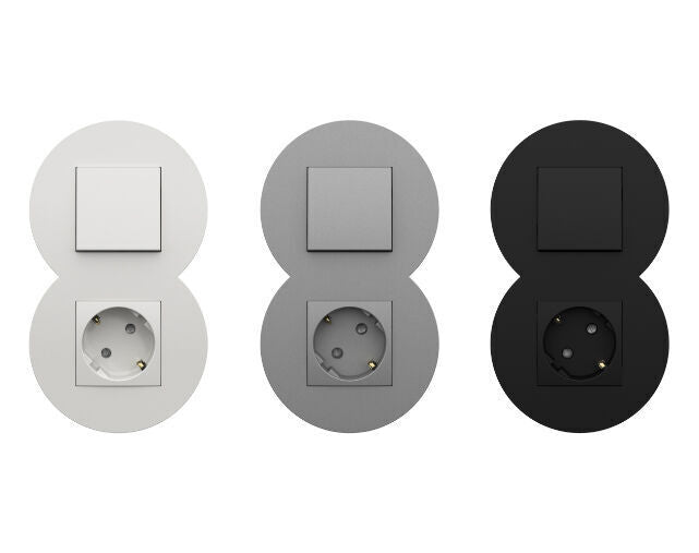 Carregue imagem no visualizador da galeriaEspelho Efapel Siza Vieira Quadro 45 preto