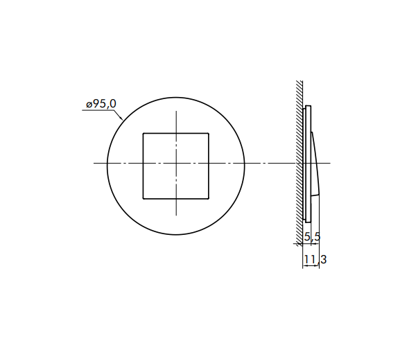 Chargez l'image dans la visionneuse de la galerie, Espelho Efapel Siza Vieira Quadro 45 alumina