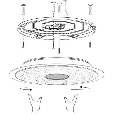 Load image into Gallery viewer, Plafon de tecto eglo lanciano-Z900006