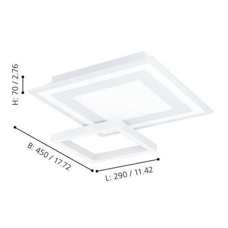 Load image into Gallery viewer, Plafon eglo savatarila-z 900023