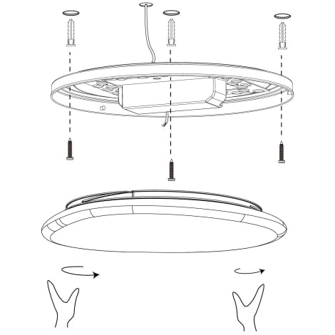 Load image into Gallery viewer, Plafon de tecto eglo sileras-z 900128