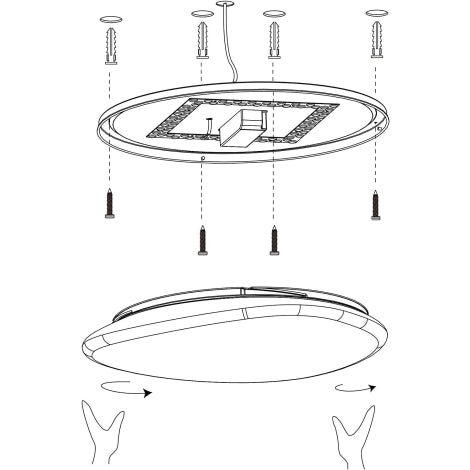 Load image into Gallery viewer, Plafon de tecto eglo Sileras 900129