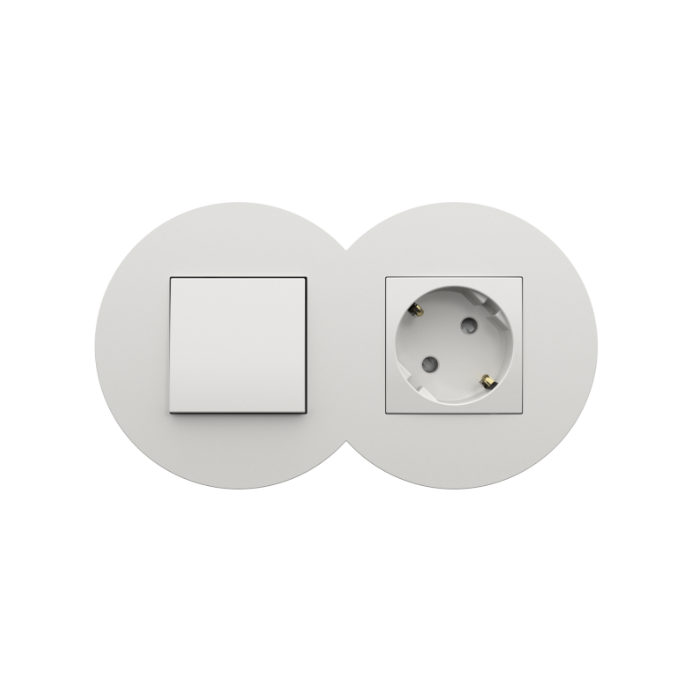 Carregue imagem no visualizador da galeriaespelho duplo siza - tomada ou interruptor