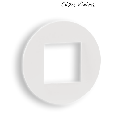 Carregar imagem no visualizador da galeria Espelho Efapel Siza Vieira Quadro 45 branco 
