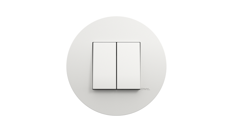 Load image into Gallery viewer, Siza Vieira Double Switch - Matte White - Complete Kit