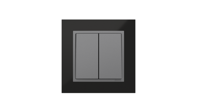 Chargez l'image dans la visionneuse de la galerie, Interrupteur double/interrupteur de lustre nickel/gris, Logus 90 Metallo - Kit complet