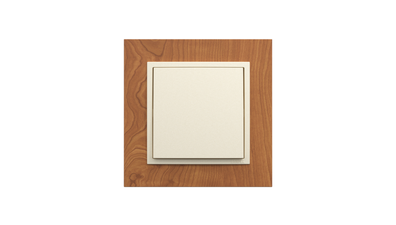 Chargez l'image dans la visionneuse de la galerie, Interrupteur en bois cerisier/perle, Logus 90 ARBORE - Kit complet