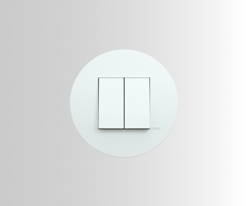 Carregue imagem no visualizador da galeriaComutador de Lustre Siza Vieira / Interruptor duplo - branco - Kit Completo