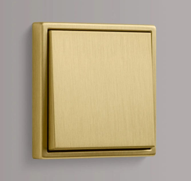 Carregue imagem no visualizador da galeriaTecla de interruptor em latão dourado, LS 990 - JUNG