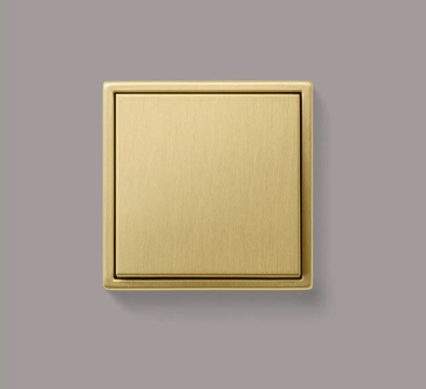 Carregue imagem no visualizador da galeriaTecla de interruptor em latão dourado, LS 990 - JUNG