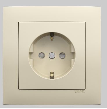 Chargez l'image dans la visionneuse de la galerie, Centro p/Tomada schuko c/obturador Marfim EFAPEL 90632 TMF Série Logus 90
