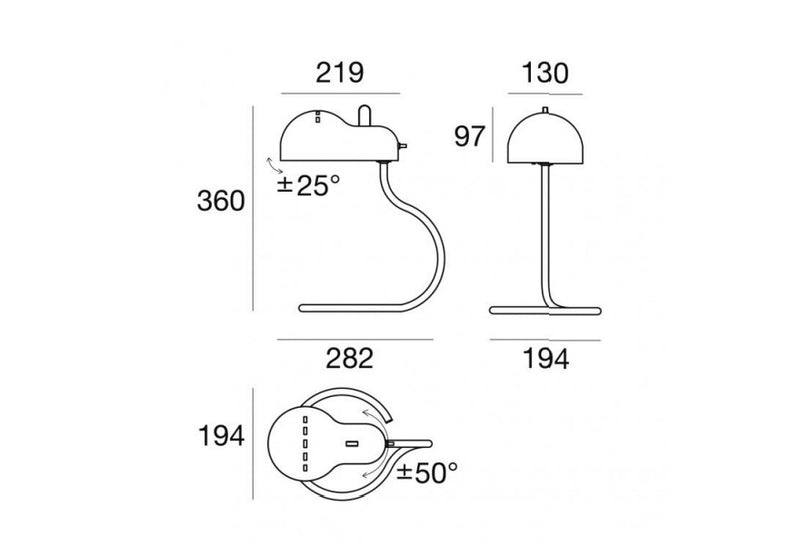 Load image into Gallery viewer, Candeeiro de mesa Stilnovo Minitopo