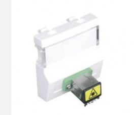 Cargue la imagen en el visor de la galería, modulo_acoplador_fibra_optica_simplex_2_modulos_scapc__45447SBR_SBM_branco_branco_mate