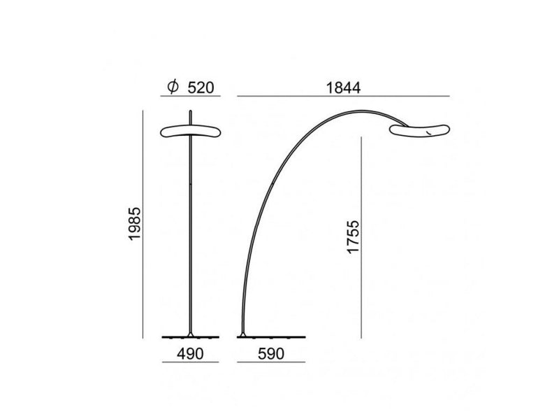 Load image into Gallery viewer, Candeeiro de Pé Stilnovo Mr. Maggo 8009