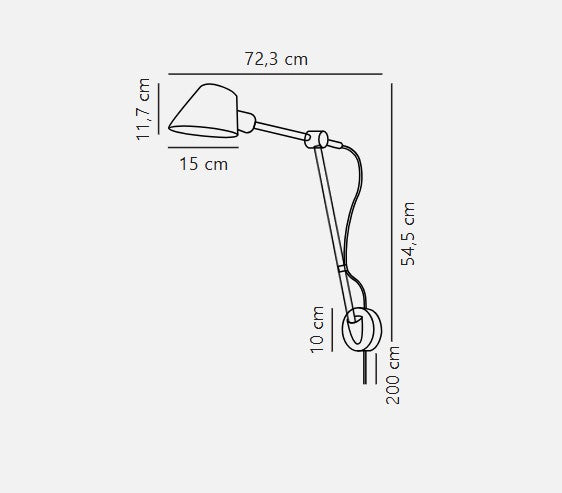 Carregue imagem no visualizador da galeriaCandeeiro de Parede Nordlux Stay Long Preto