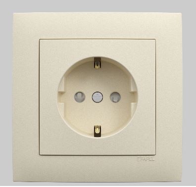 Chargez l'image dans la visionneuse de la galerie, Centro p/Tomada schuko c/obturador Pérola EFAPEL 90632 TPE Série Logus 90