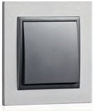 Carregue imagem no visualizador da galeriaEspelho simples alumínio/gris EFAPEL 90910 TUS Série Logus 90