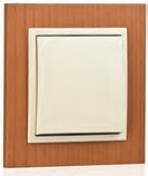 Cargue la imagen en el visor de la galería, Espelho simples cerejeira/pérola EFAPEL 90910 TJP Série Logus 90