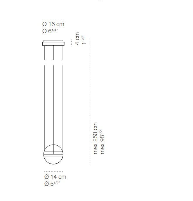 Load image into Gallery viewer, Candeeiro Suspenso de Teto Cini&Nils Sferico Sospeso