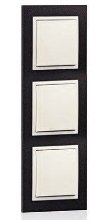 Carregue imagem no visualizador da galeriaEspelho triplo granito/gelo EFAPEL 90930 TGG série logus 90