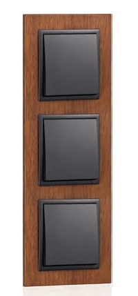 Cargue la imagen en el visor de la galería, Espelho triplo mogno/gris EFAPEL 90930 TMS Série Logus 90