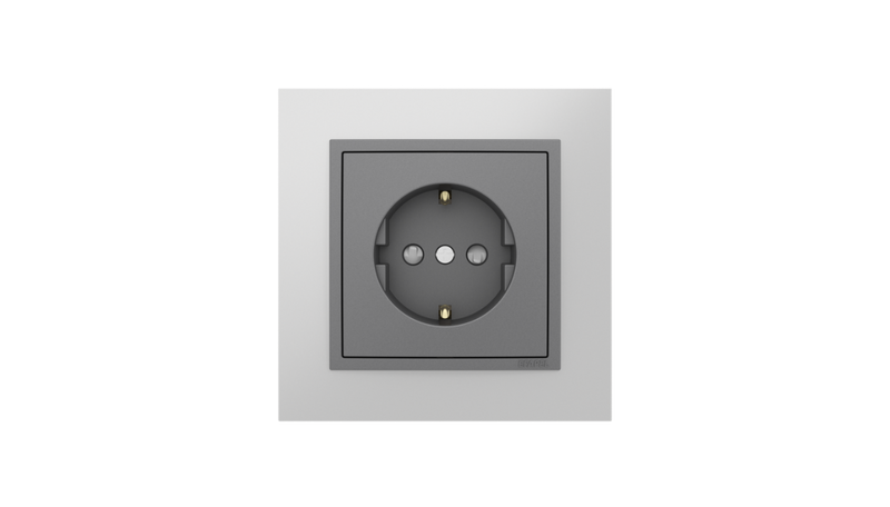 Chargez l'image dans la visionneuse de la galerie, Douille aluminium/grise, Logus 90 Metallo - Kit complet