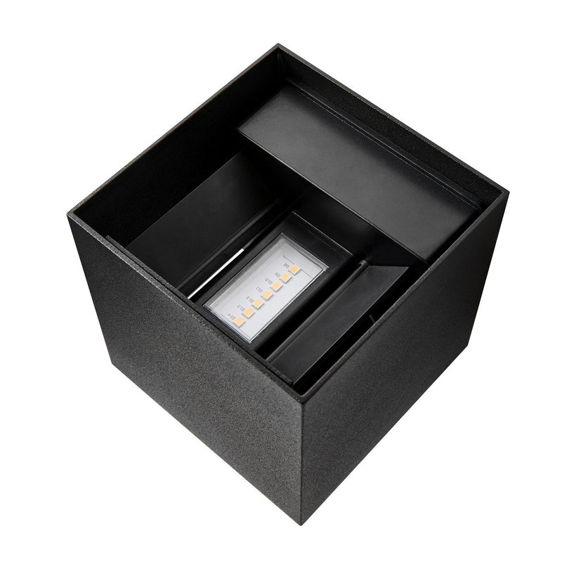 Cargue la imagen en el visor de la galería, Aplique de Parede Exterior Preto MILDA KUBI NORDLUX
