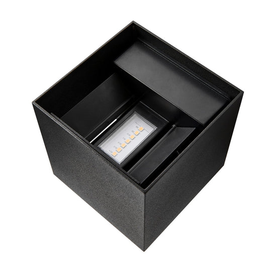 Aplique de Parede Exterior Preto MILDA KUBI NORDLUX