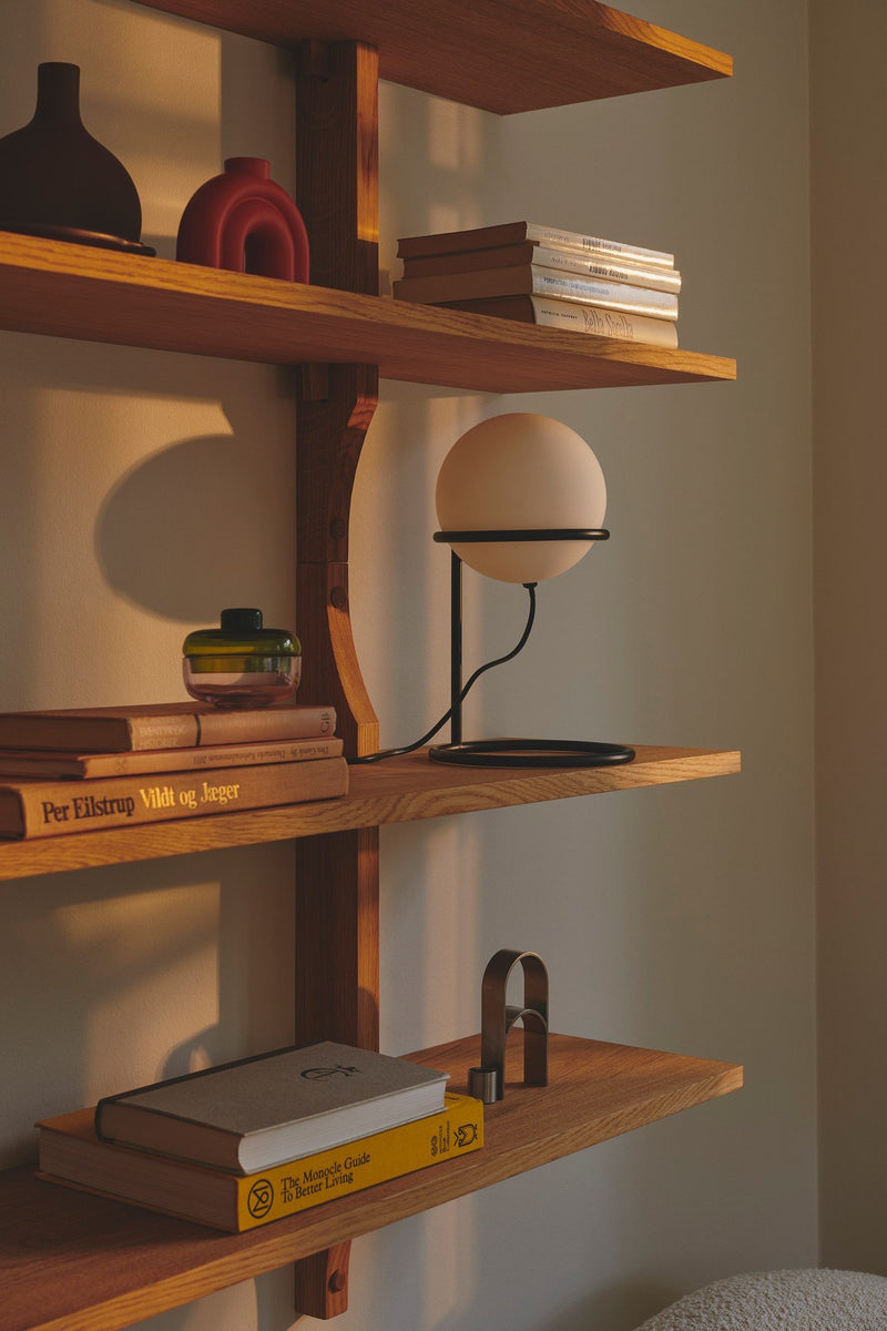 Carregue imagem no visualizador da galeriaCandeeiro de Mesa com Globo de Vidro Ajustável WILSON NORDLUX
