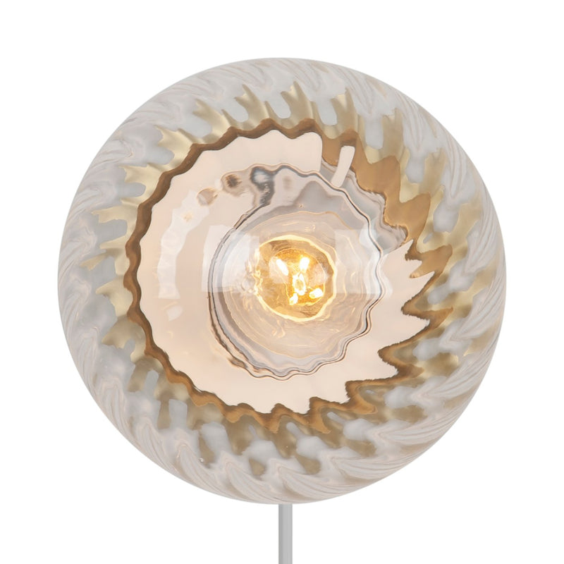 Carregue imagem no visualizador da galeriaAplique de Parede Art Deco com Cúpula de Vidro Chisell NORDLUX
