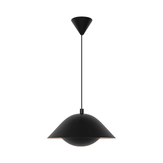 Candeeiro Suspenso de Forma Orgânica Preto FREYA NORDLUX