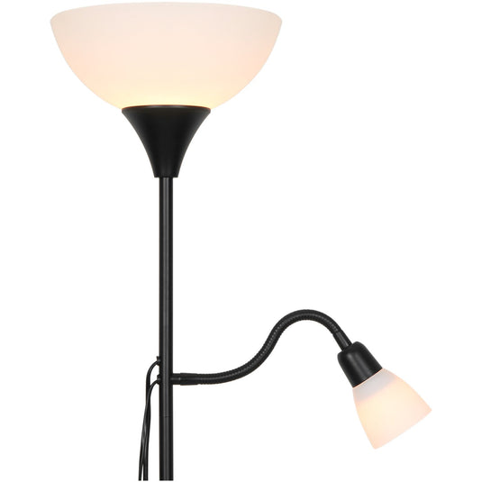 Candeeiro de Pé com Duas Luzes Pretas LAURIA NORDLUX