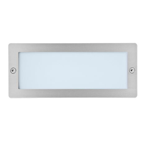 Load image into Gallery viewer, Projector de Parede Exterior de Encastrar Inox Escovado Tromilux
