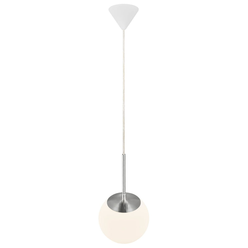 Chargez l'image dans la visionneuse de la galerie, Candeeiro Suspenso Cafe 20 em Vidro Opalino Branco NORDLUX
