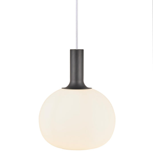 Candeeiro suspenso em vidro soprado branco ALTON NORDLUX