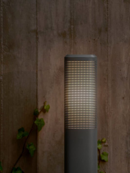 Candeeiro Exterior com Design Perfurado e Alumínio Seaside Anthracite Sidara NORDLUX