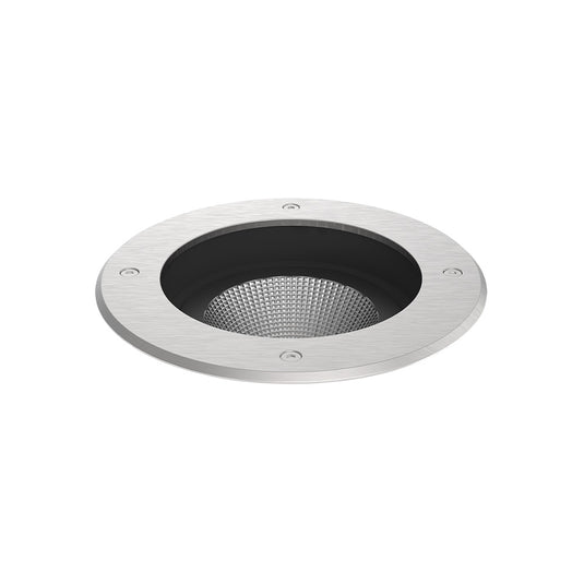 Luminária de Encastrar no Solo com Aro em Aço Inoxidável Tromilux