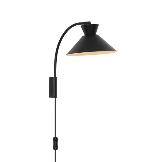 Aplique de Parede Preto DIAL NORDLUX
