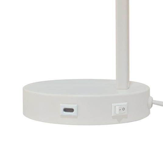 Candeeiro de Mesa Minimalista com Porta USB-C Wilmer NORDLUX