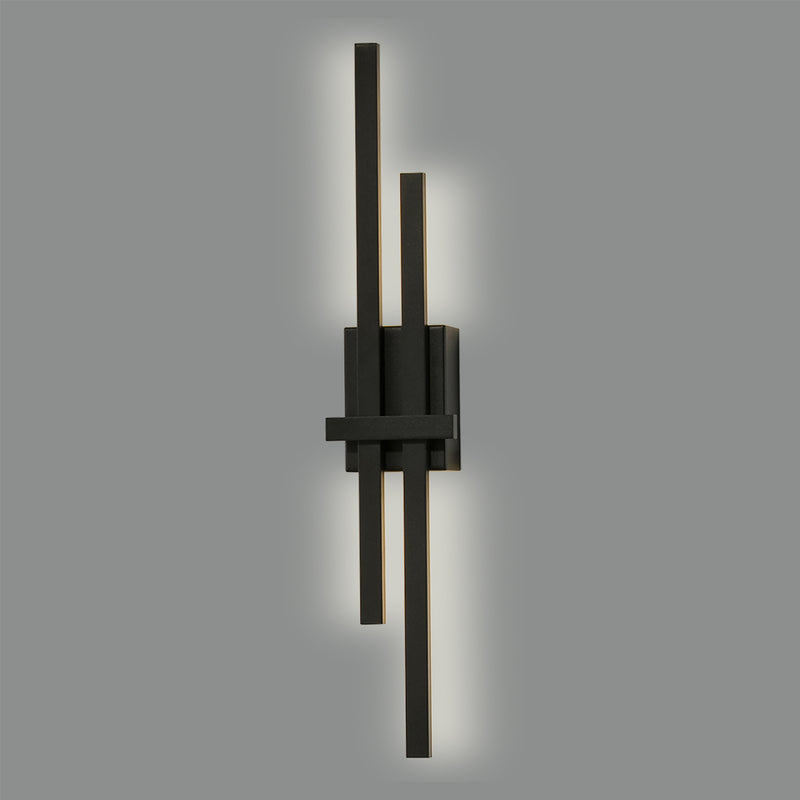 Cargue la imagen en el visor de la galería, Aplique de Parede LED em preto - Temperatura de cor ajustável
