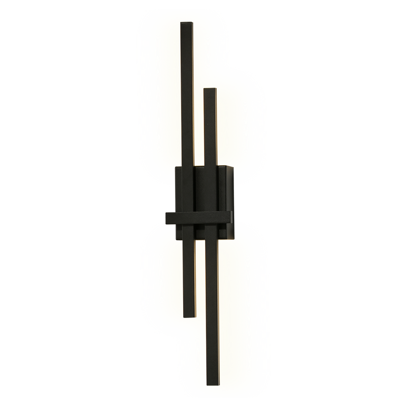 Cargue la imagen en el visor de la galería, Aplique de Parede LED em preto - Temperatura de cor ajustável
