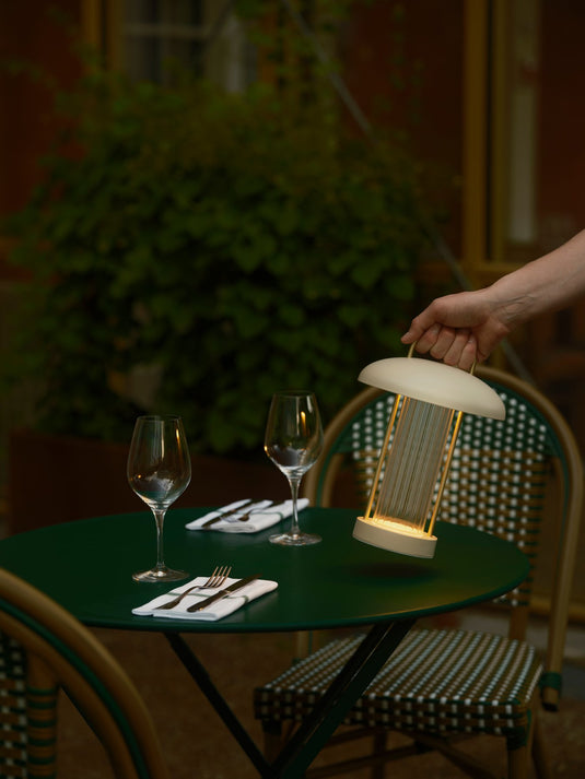 Candeeiro de Mesa Portátil Bege MIRANO NORDLUX