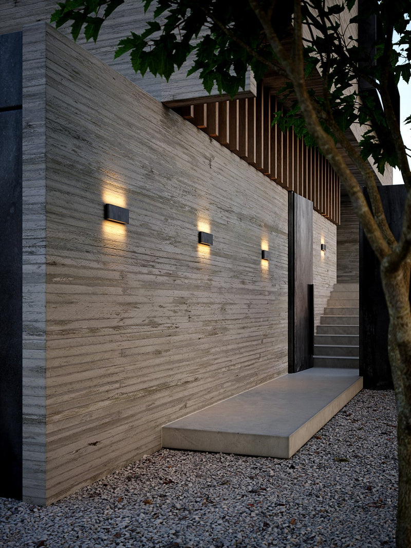 Carregue imagem no visualizador da galeriaAplique de Parede Exterior Preto Kinver 26 NORDLUX
