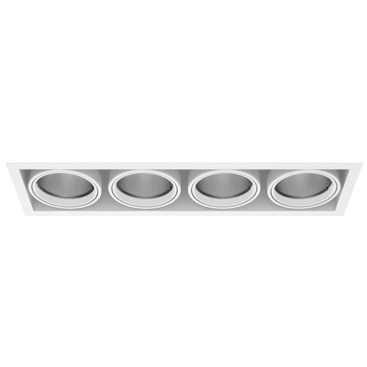 Luminária de Encastrar com Aba de Remate e Luz Orientável Tromilux