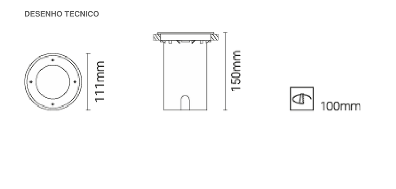 Chargez l'image dans la visionneuse de la galerie, Luminária de Encastrar no Solo para Exterior Tromilux
