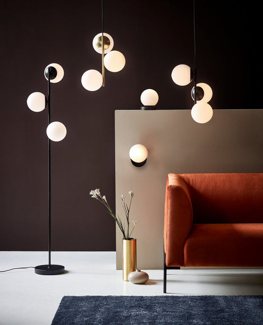 3-Spot Pendant Black Lilly NORDLUX