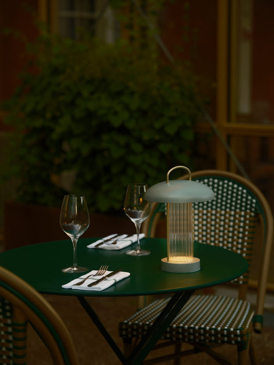 Candeeiro de Mesa Portátil Verde Suave MIRANO NORDLUX