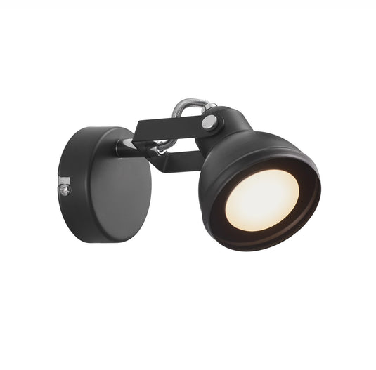 Aplique de Parede Preto ASLAK NORDLUX