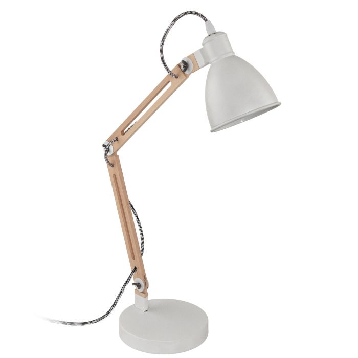 Load image into Gallery viewer, Candeeiro de mesa branco e natural TORONA 1 EGLO
